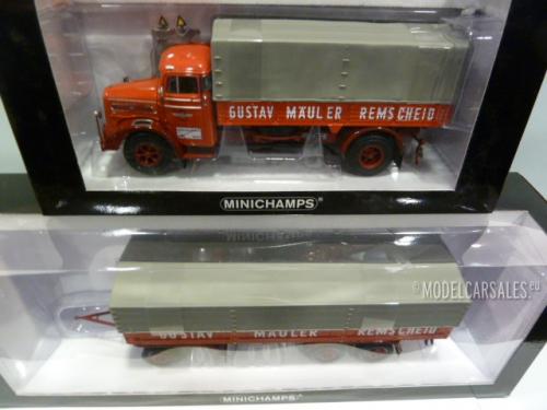 MAN F8 Pritschenwagen + Kassbohrer 3 Achs Trailer