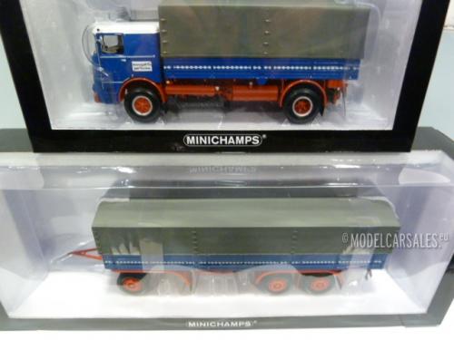 Büssing LU 11/16 Pritschenwagen + Kassbohrer 3 Achs Trailer