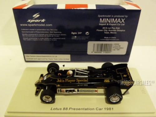 Lotus 88 Presentation Car